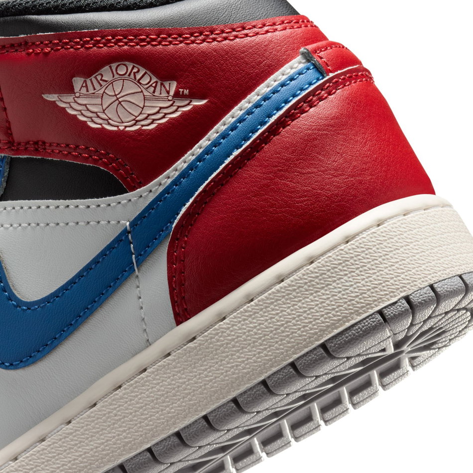 Air Jordan 1 Mid Gs Mavi Basketbol Ayakkabısı