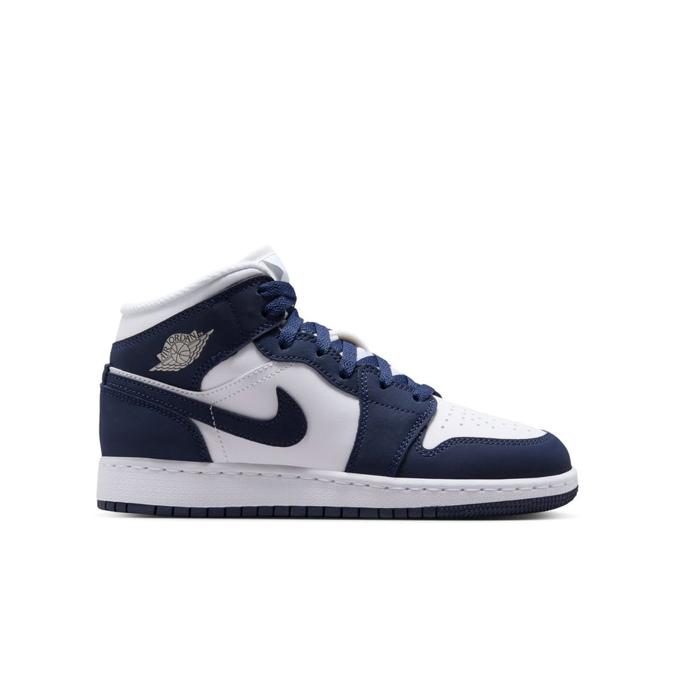 Air Jordan 1 Mid Gs Mavi Basketbol Ayakkabısı