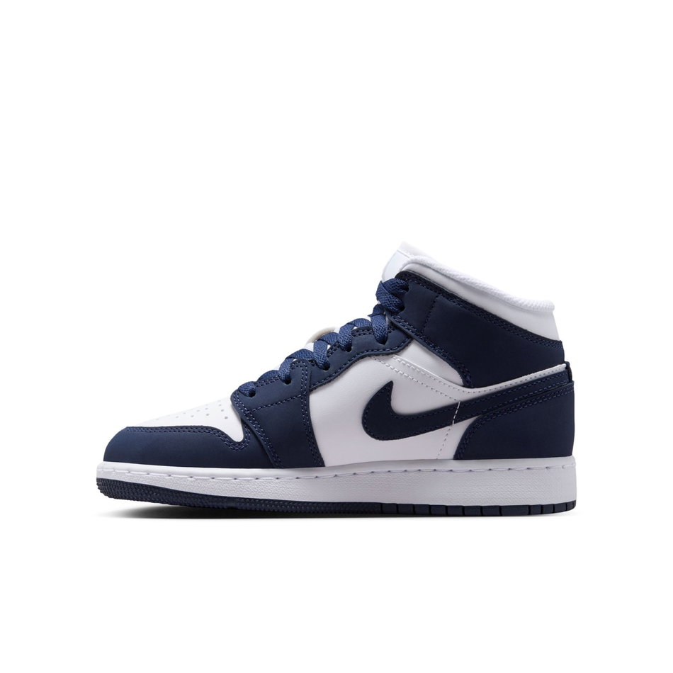 Air Jordan 1 Mid Gs Mavi Basketbol Ayakkabısı