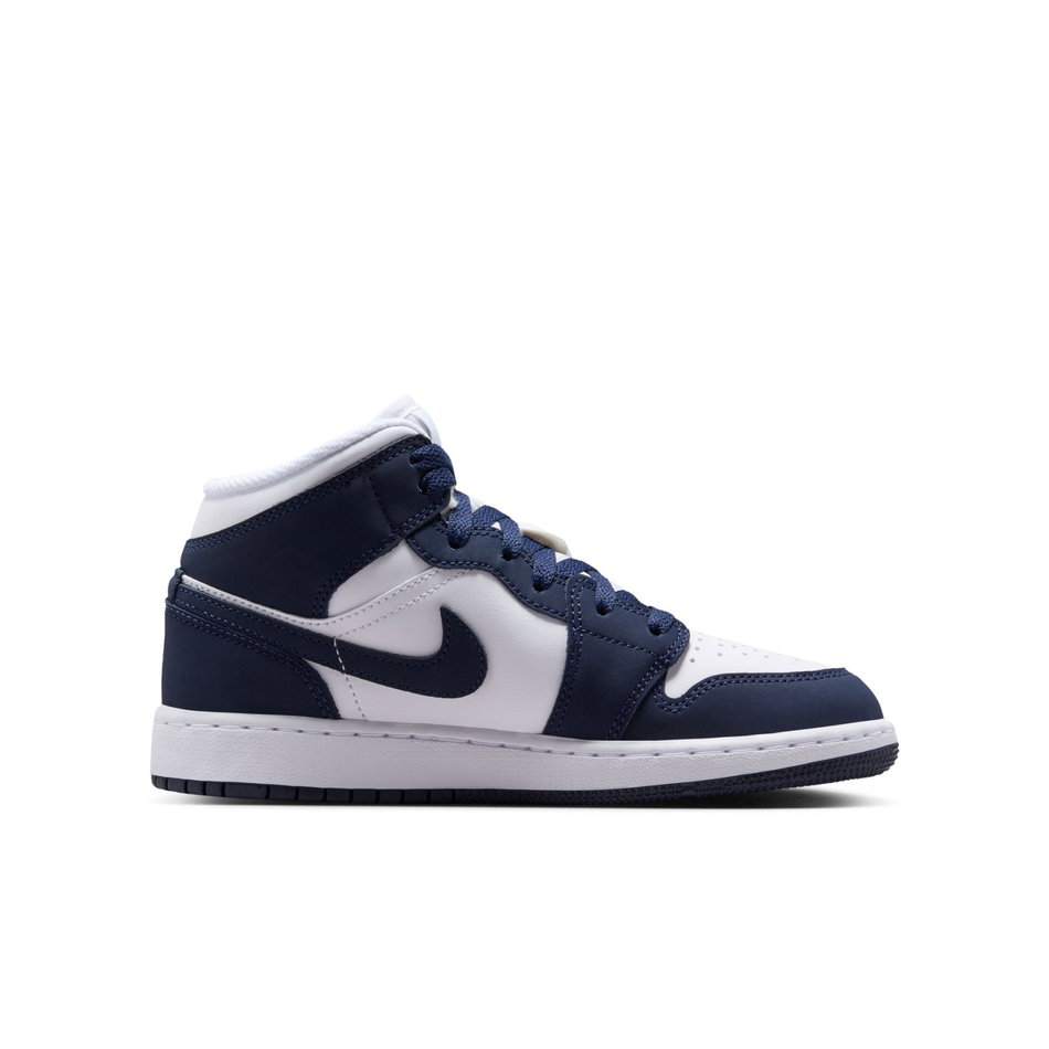 Air Jordan 1 Mid Gs Mavi Basketbol Ayakkabısı