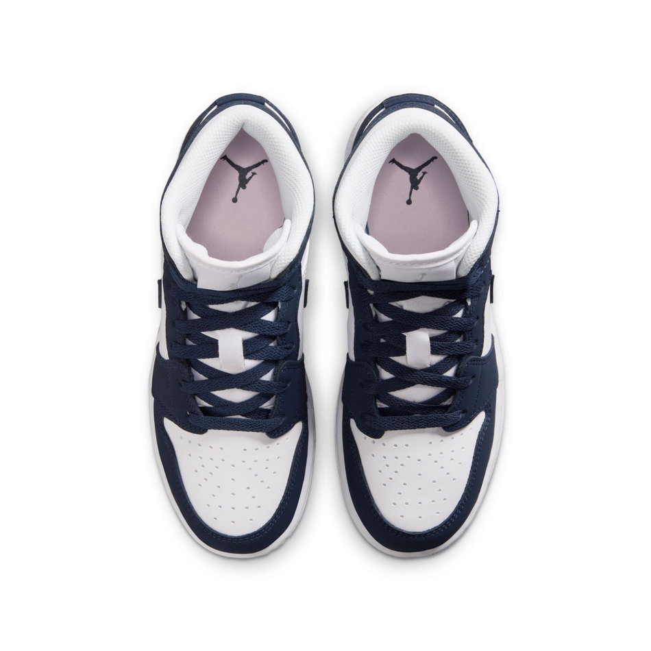 Air Jordan 1 Mid Gs Mavi Basketbol Ayakkabısı