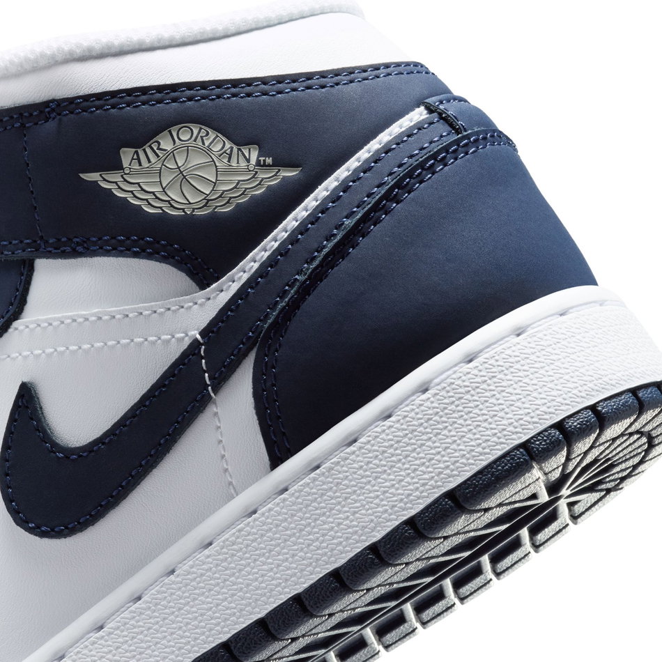 Air Jordan 1 Mid Gs Mavi Basketbol Ayakkabısı