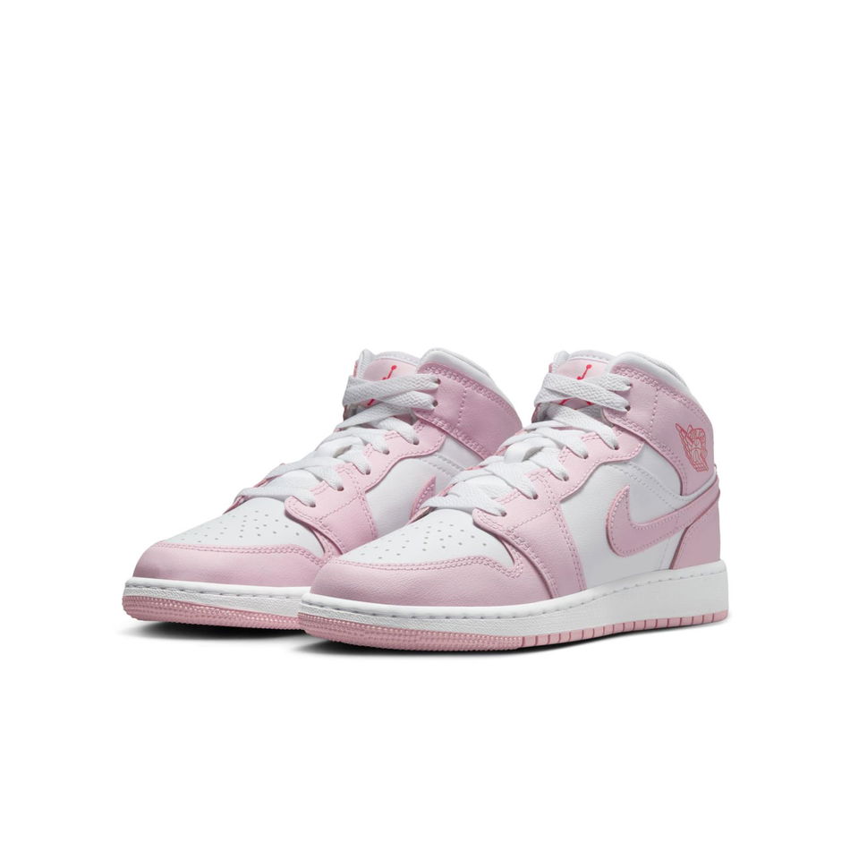 Air Jordan 1 Mid Gs Pembe Basketbol Ayakkabısı