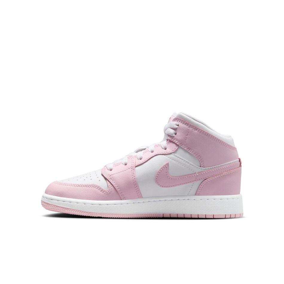 Air Jordan 1 Mid Gs Pembe Basketbol Ayakkabısı