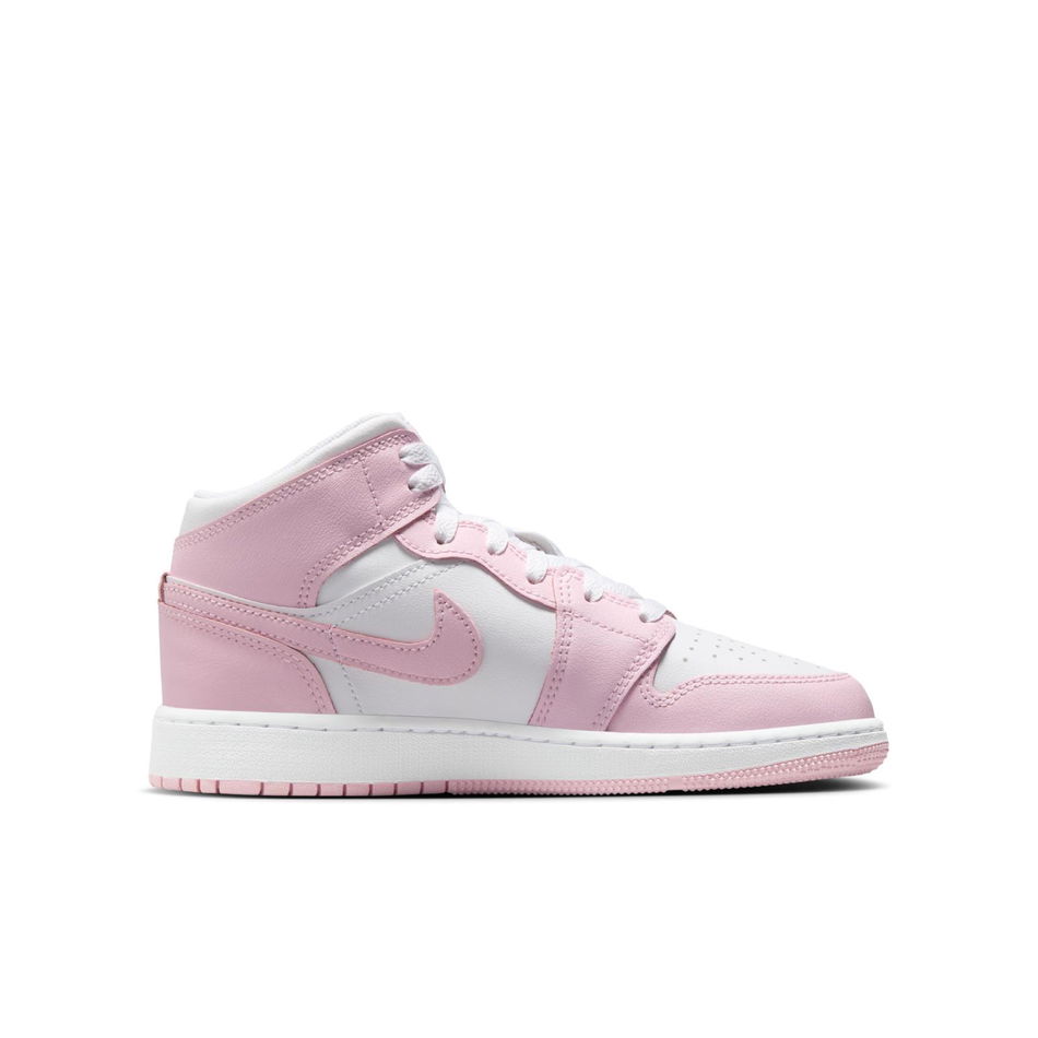 Air Jordan 1 Mid Gs Pembe Basketbol Ayakkabısı