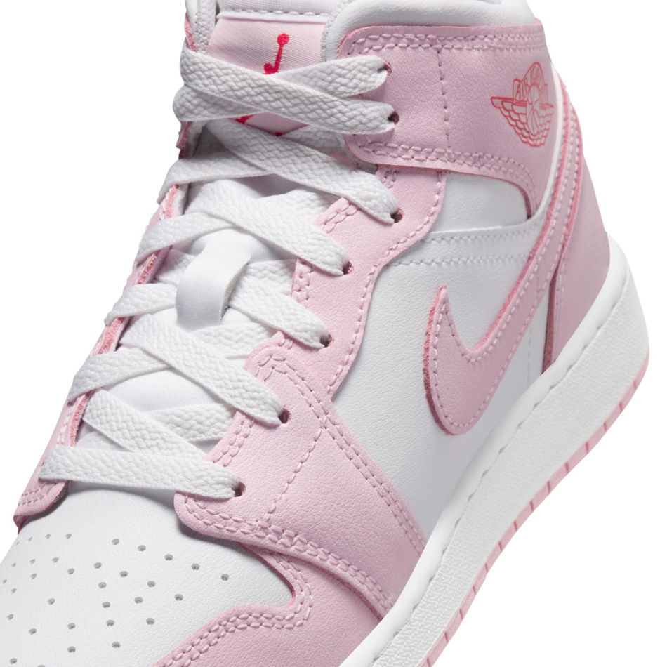 Air Jordan 1 Mid Gs Pembe Basketbol Ayakkabısı