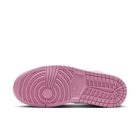 JORDAN - Air Jordan 1 Mid Kadın Pembe Basketbol Ayakkabısı (1)