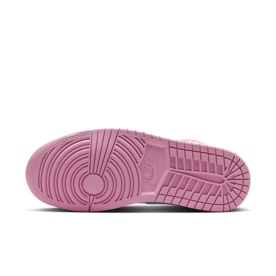 Air Jordan 1 Mid Kadın Pembe Basketbol Ayakkabısı