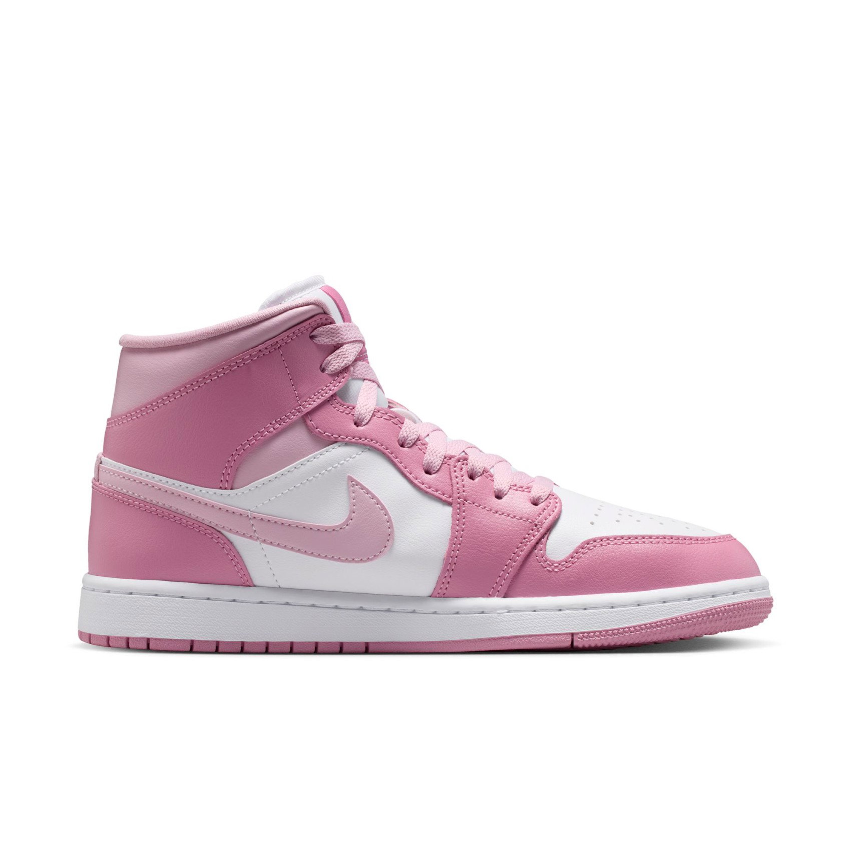 Nike Air Jordan 1 Mid Kadın Pembe Basketbol Ayakkabısı BQ6472-605