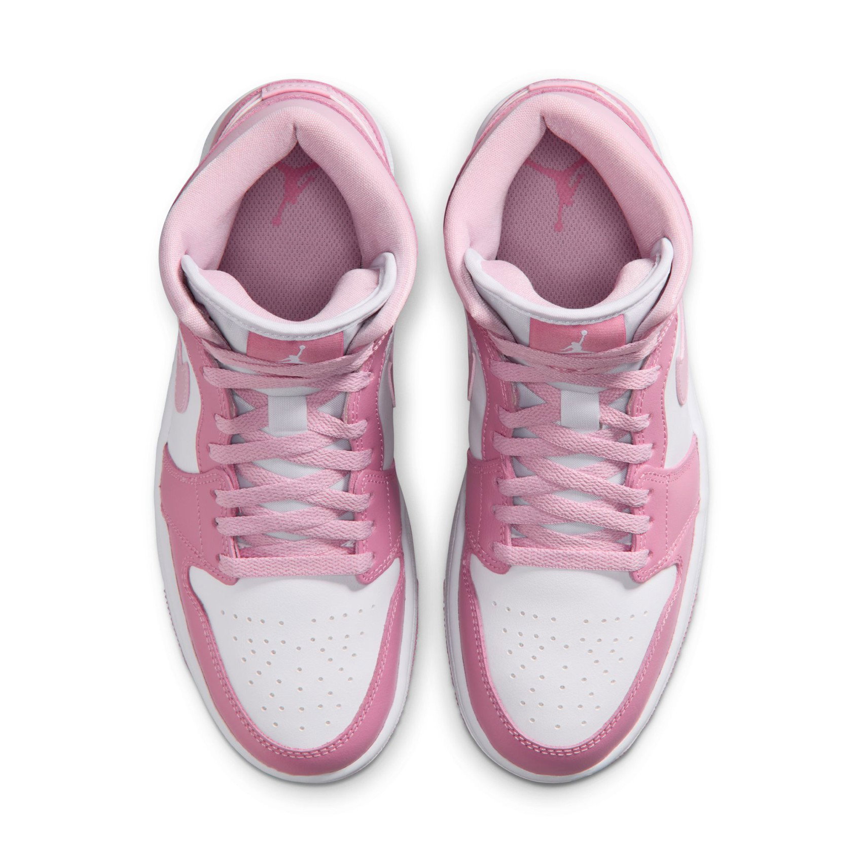 Nike Air Jordan 1 Mid Kadın Pembe Basketbol Ayakkabısı BQ6472-605