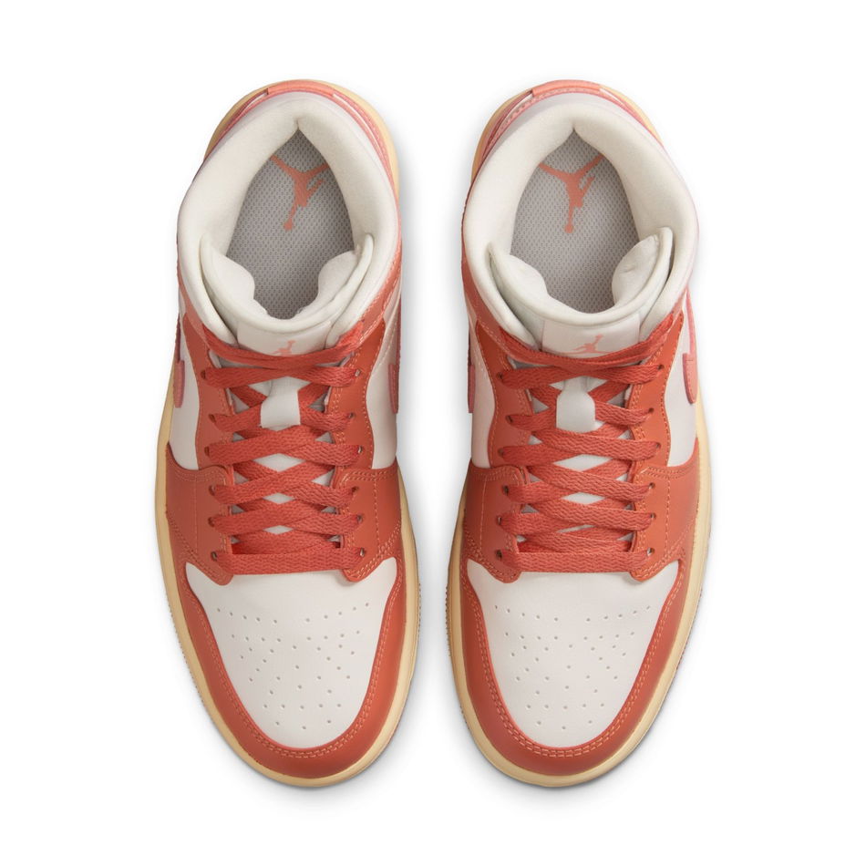 Air Jordan 1 Mid 'Madder Root' Kadın Basketbol Ayakkabısı