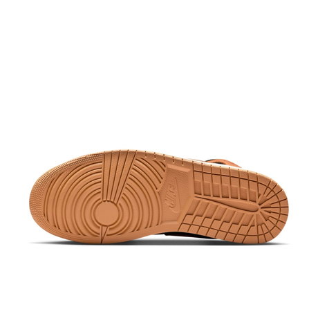 JORDAN - Air Jordan 1 Mid SE 'Black Flax' Erkek Basketbol Ayakkabısı (1)