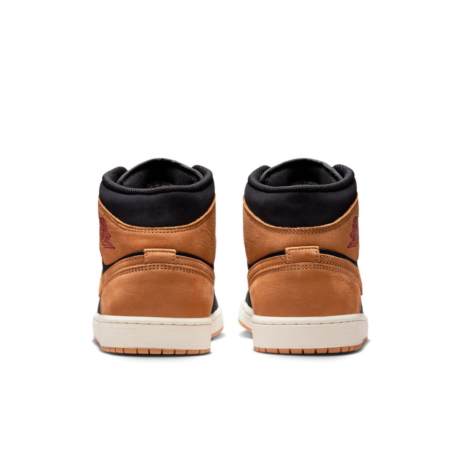 Air Jordan 1 Mid SE 'Black Flax' Erkek Basketbol Ayakkabısı