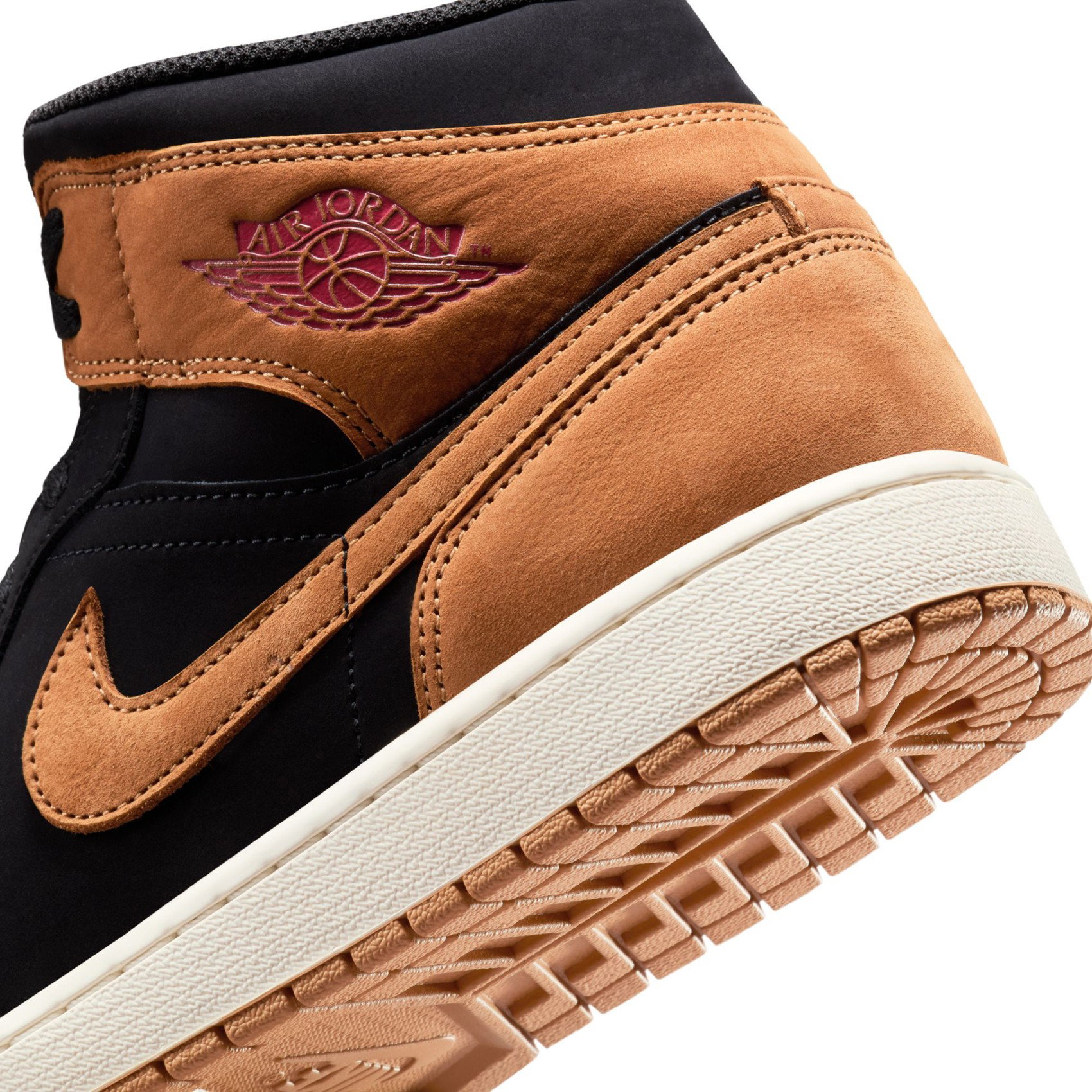 Nike Air Jordan 1 Mid SE 'Black Flax' Erkek Basketbol Ayakkabısı