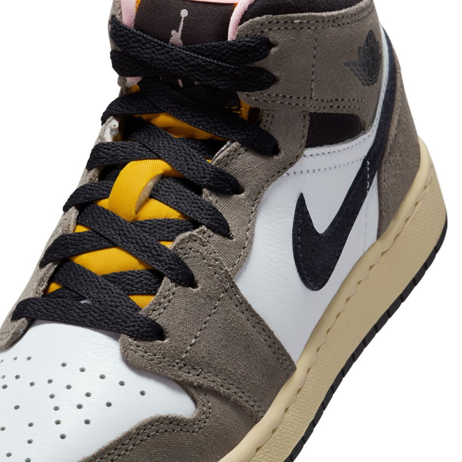 Air Jordan 1 Mid SE 'Cave Stone' Gs Basketbol Ayakkabısı