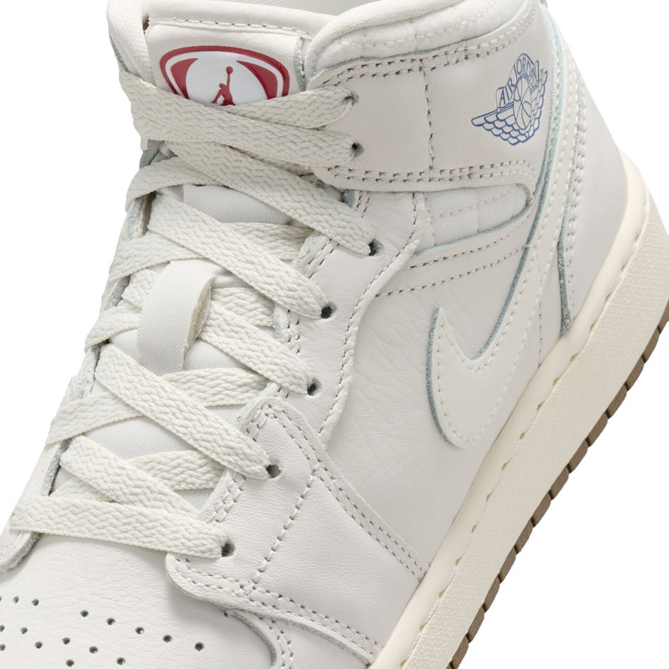Air Jordan 1 Mid Se Gs 'Brazil Football' Basketbol Ayakkabısı