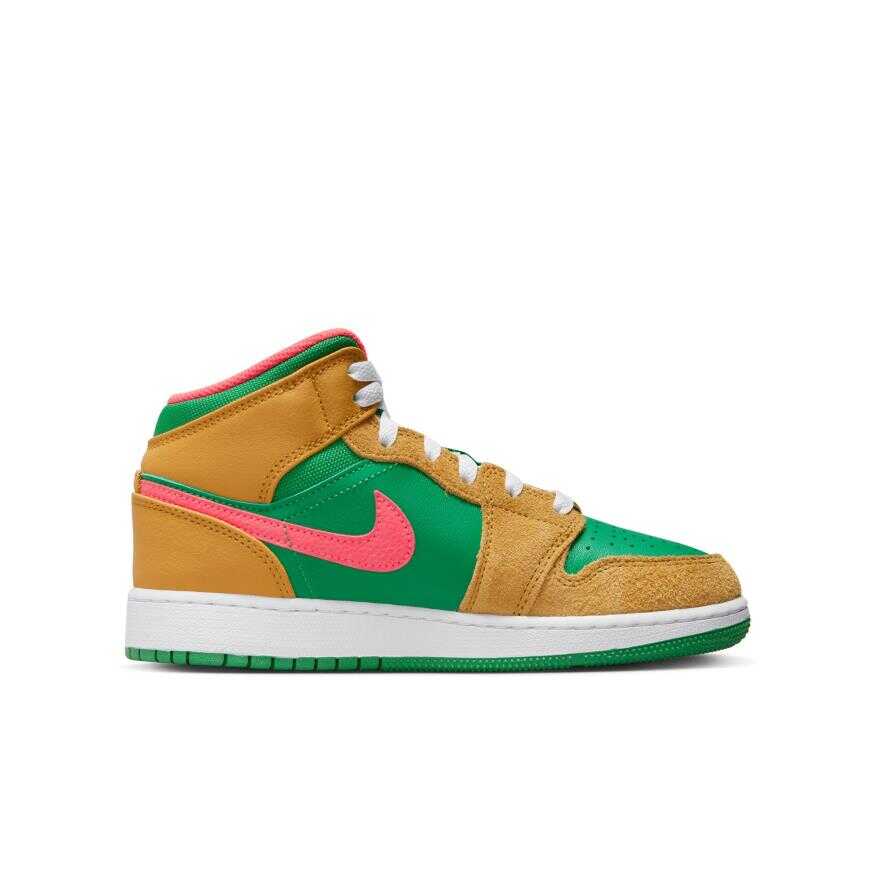 Air Jordan 1 Mid SE GS Çocuk Basketbol Ayakkabısı