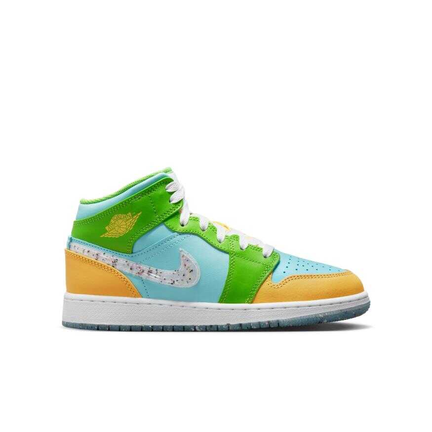 Air Jordan 1 Mid SE GS Çocuk Basketbol Ayakkabısı