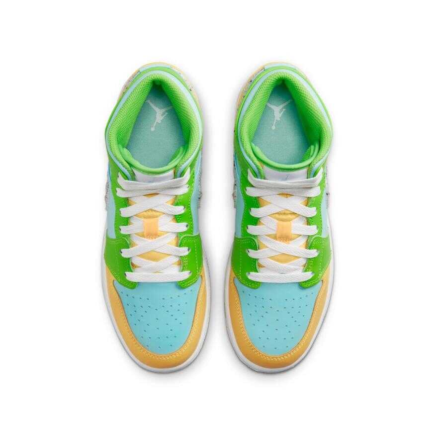 Air Jordan 1 Mid SE GS Çocuk Basketbol Ayakkabısı