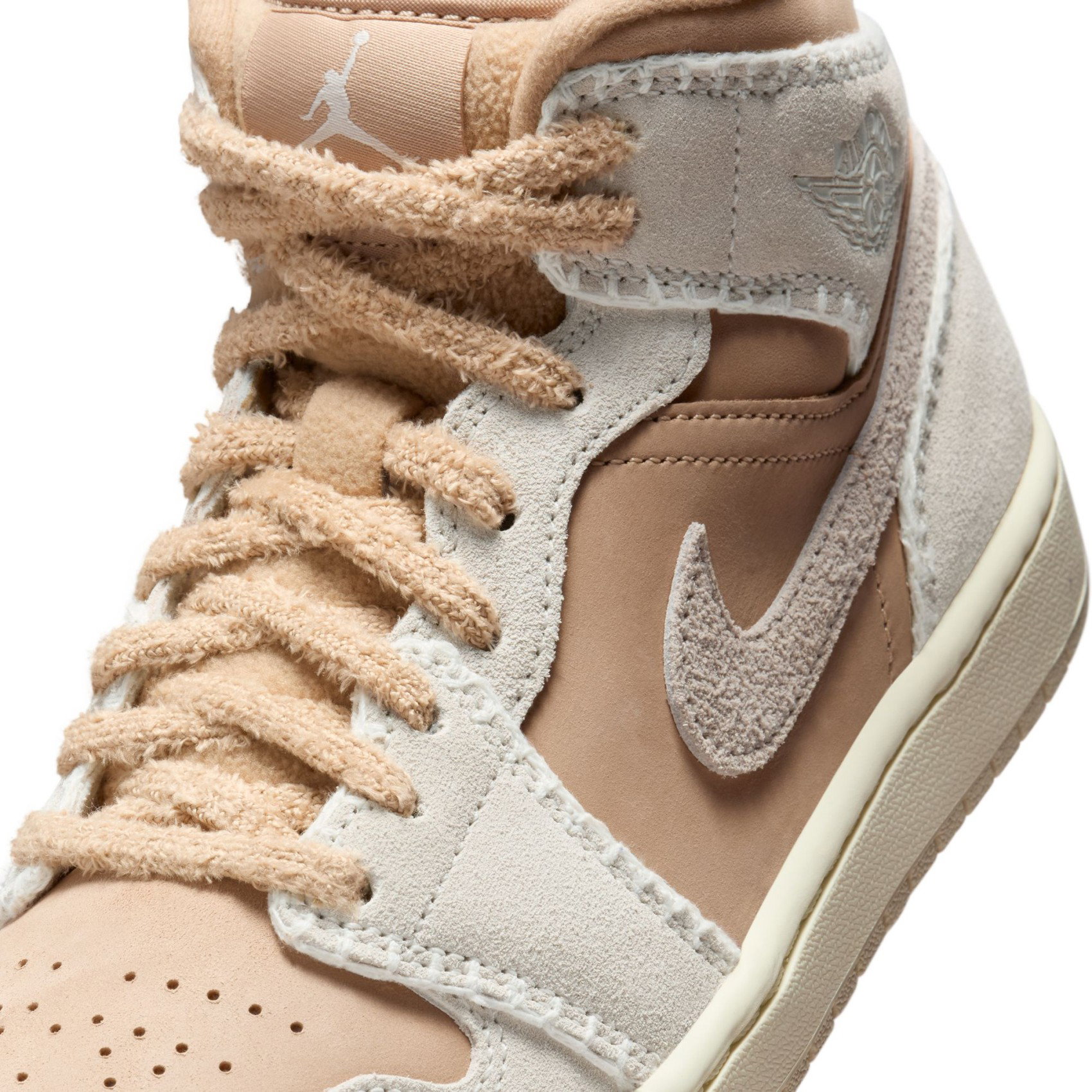 Nike Air Jordan 1 Mid SE 'Hemp' Kadın Basketbol Ayakkabısı HV4269-200
