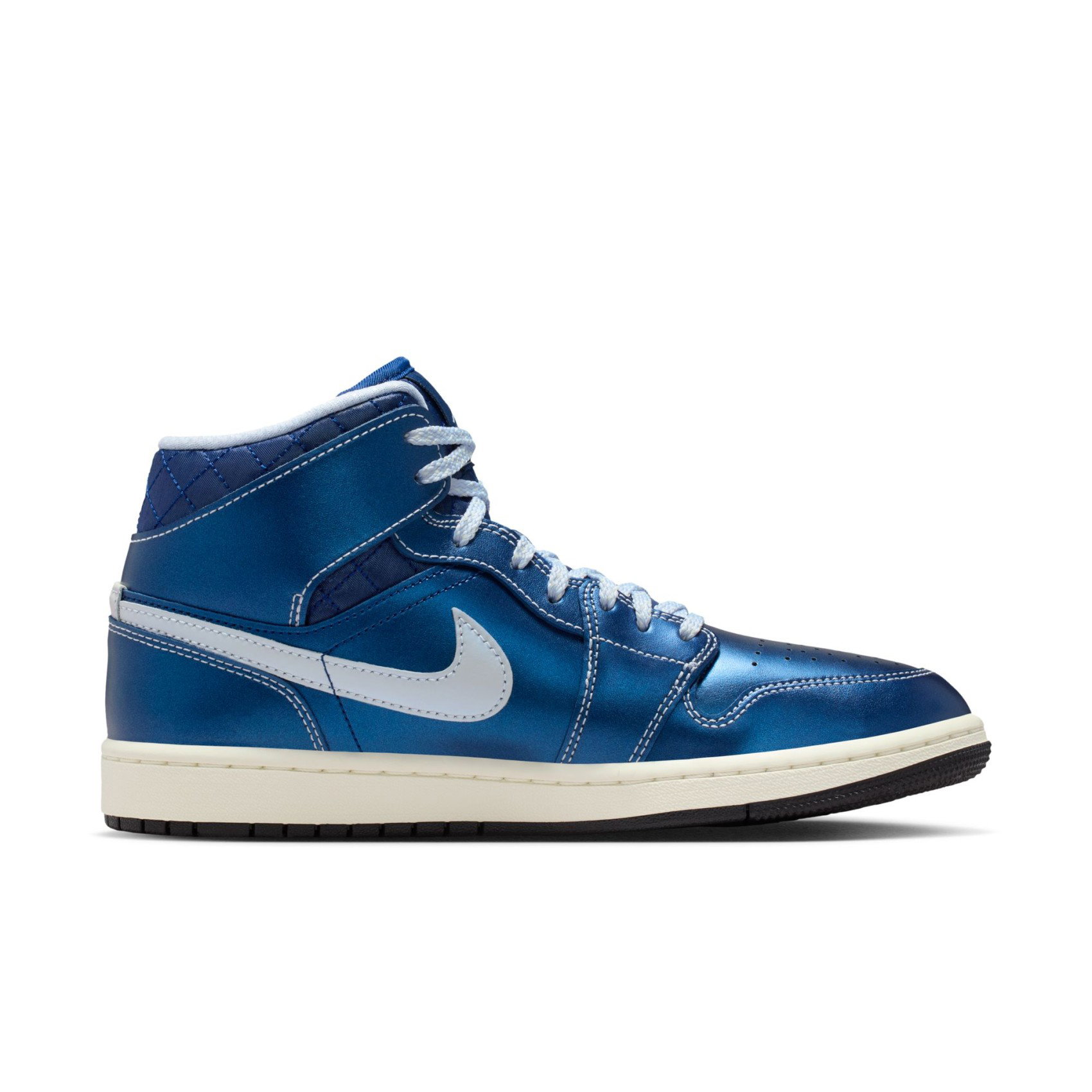 Nike Air Jordan 1 Mid SE 'Metallic Blue' Kadın Basketbol