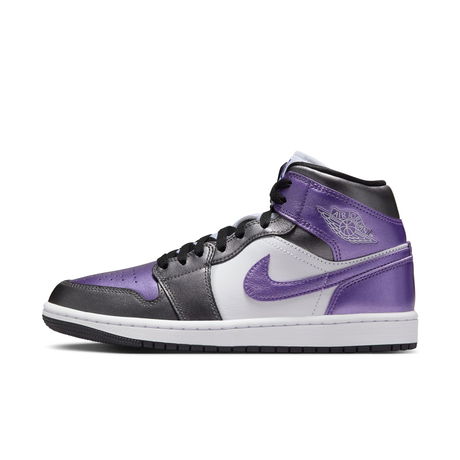 JORDAN - Air Jordan 1 Mid SE 'Metallic Purple' Kadın Basketbol Ayakkabısı
