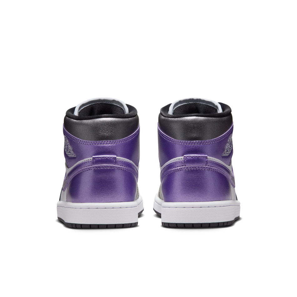 Air Jordan 1 Mid SE 'Metallic Purple' Kadın Basketbol Ayakkabısı