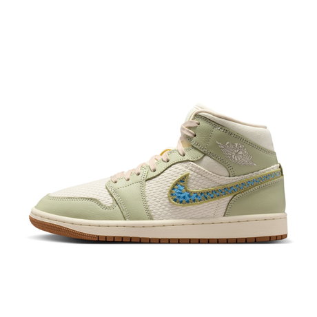 JORDAN - Air Jordan 1 Mid SE 'Olive Aura' Kadın Basketbol Ayakkabısı