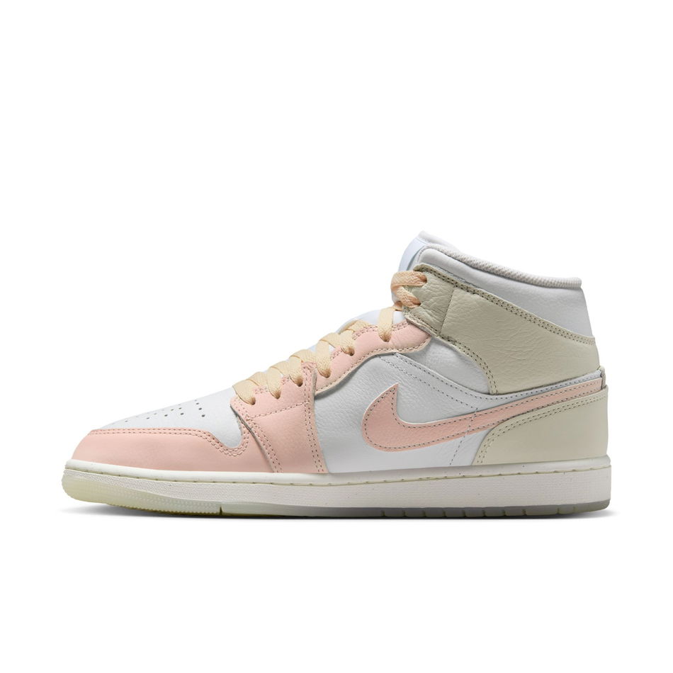 Air Jordan 1 Mid SE 'Soft Pink' Erkek Basketbol Ayakkabısı