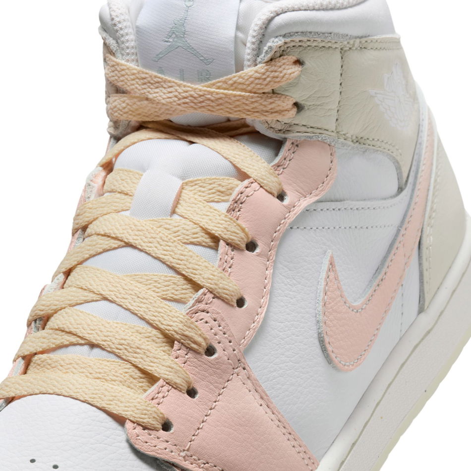 Air Jordan 1 Mid SE 'Soft Pink' Erkek Basketbol Ayakkabısı