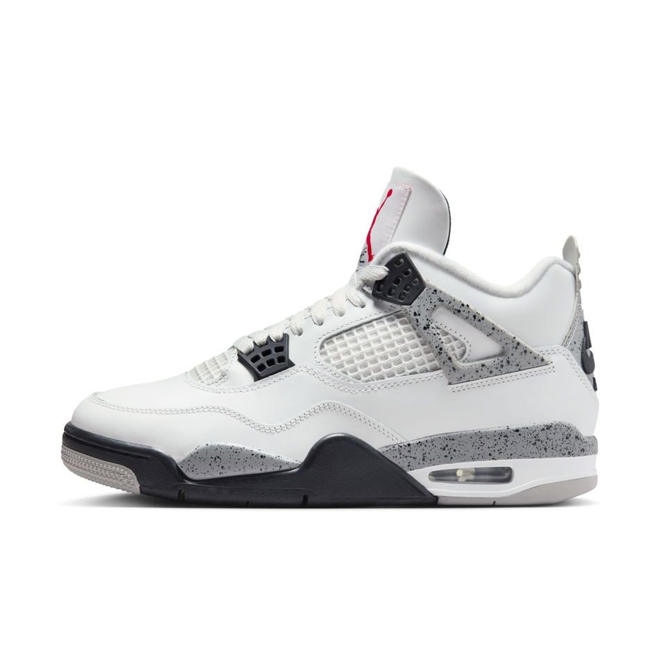 Air Jordan 4 Retro 'White Cement' Erkek Basketbol Ayakkabısı