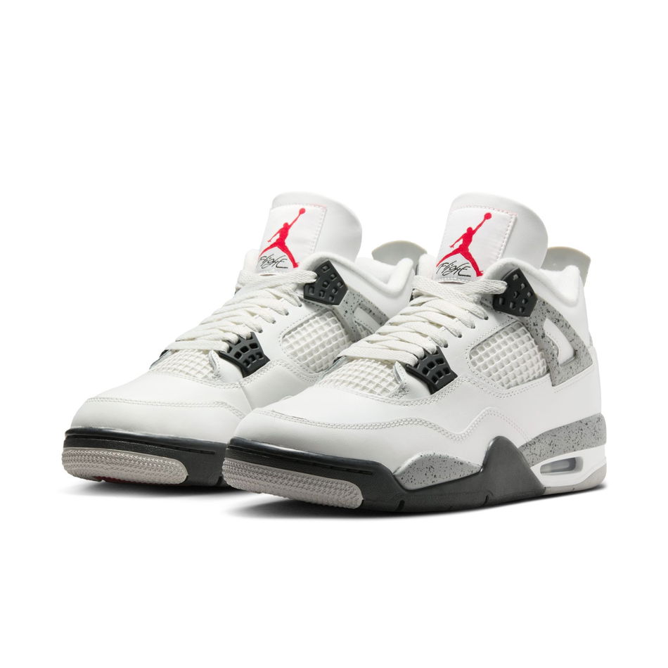 Air Jordan 4 Retro 'White Cement' Erkek Basketbol Ayakkabısı