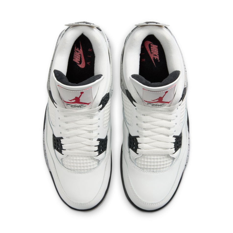Air Jordan 4 Retro 'White Cement' Erkek Basketbol Ayakkabısı
