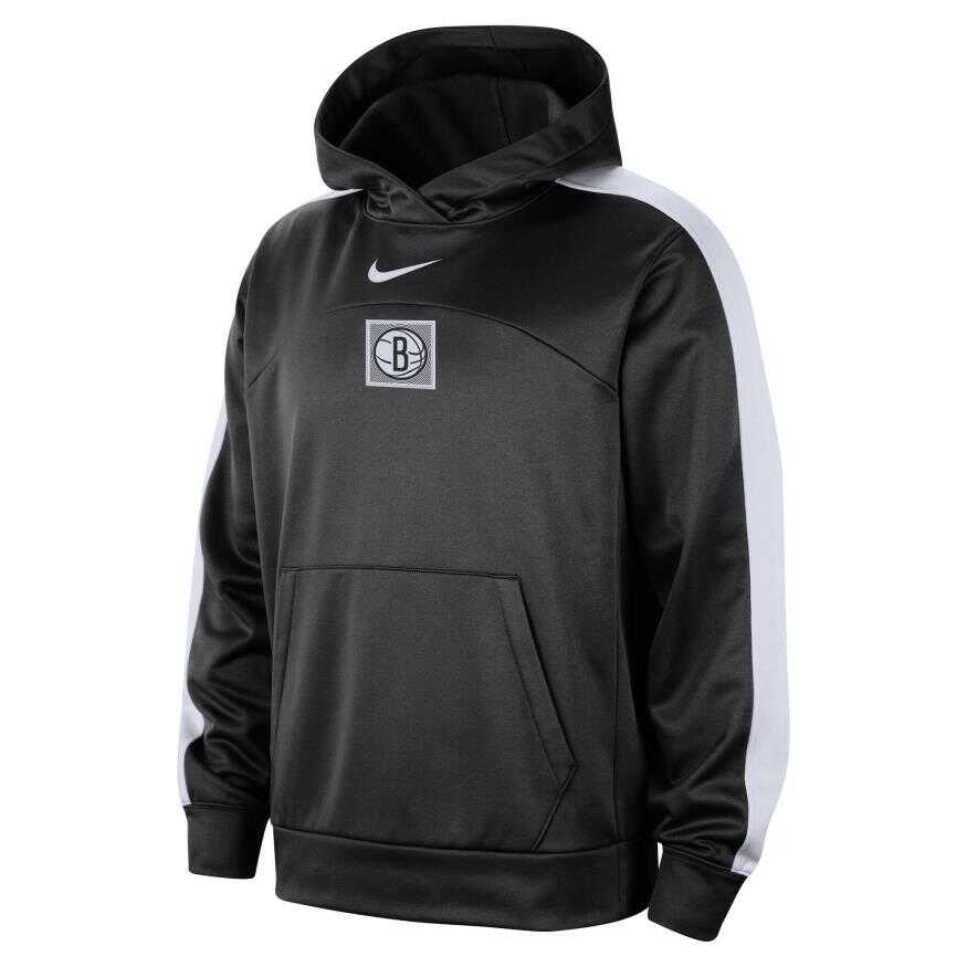 Brooklyn Nets Therma Fit Pullover Hoodie Erkek Sweatshirt