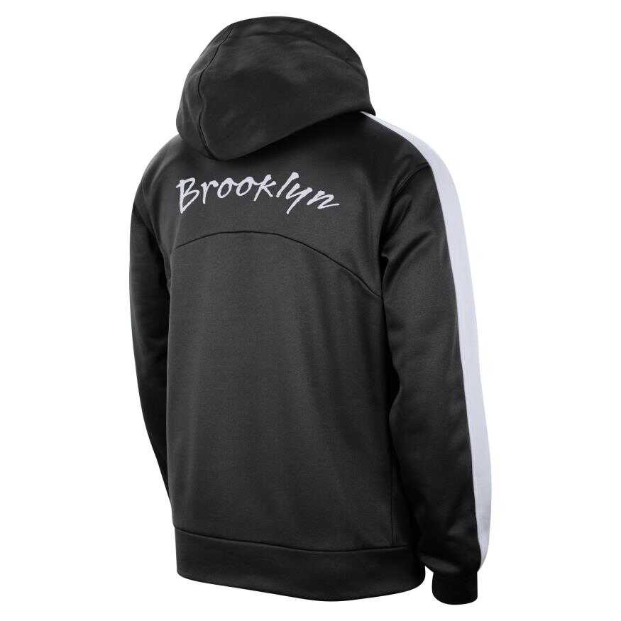 Brooklyn Nets Therma Fit Pullover Hoodie Erkek Sweatshirt