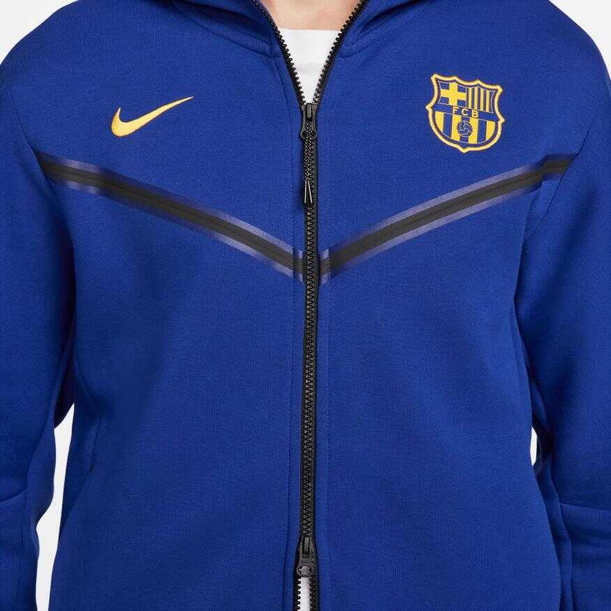 FC Barcelona NSW Tech Fleece Hoodie Fz Wr Erkek Sweatshirt