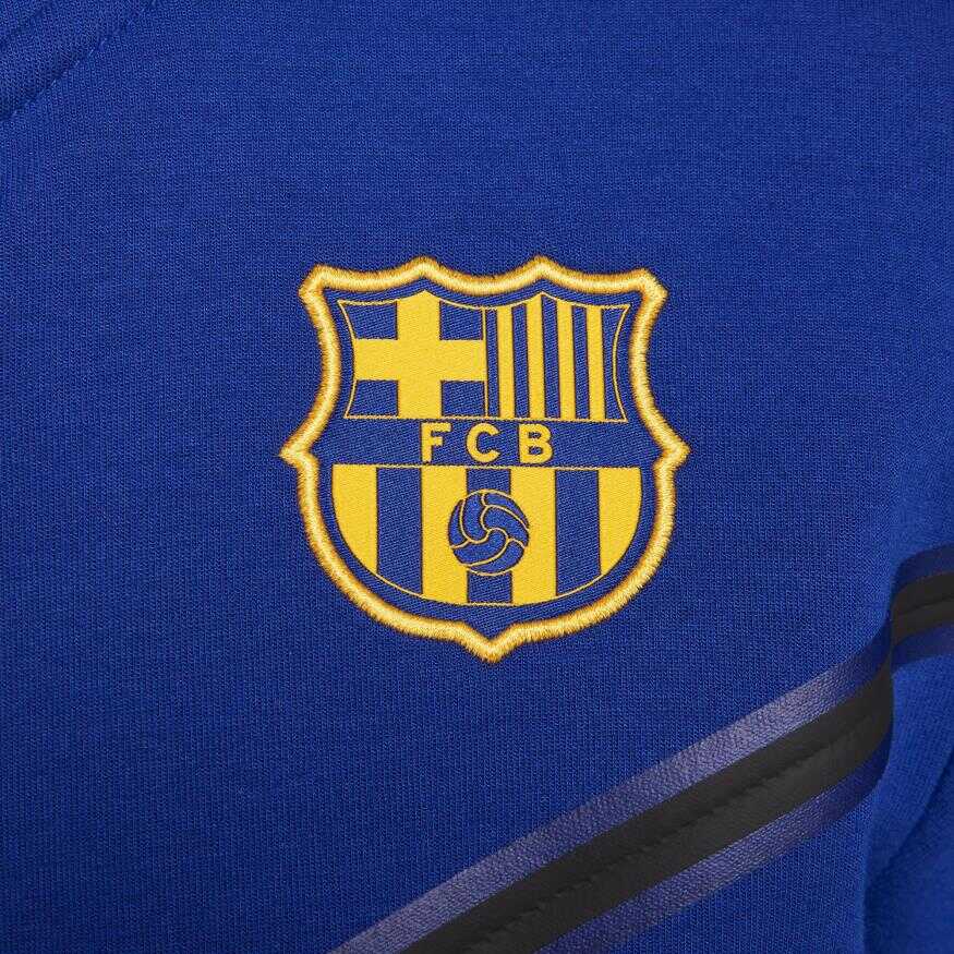 FC Barcelona NSW Tech Fleece Hoodie Fz Wr Erkek Sweatshirt