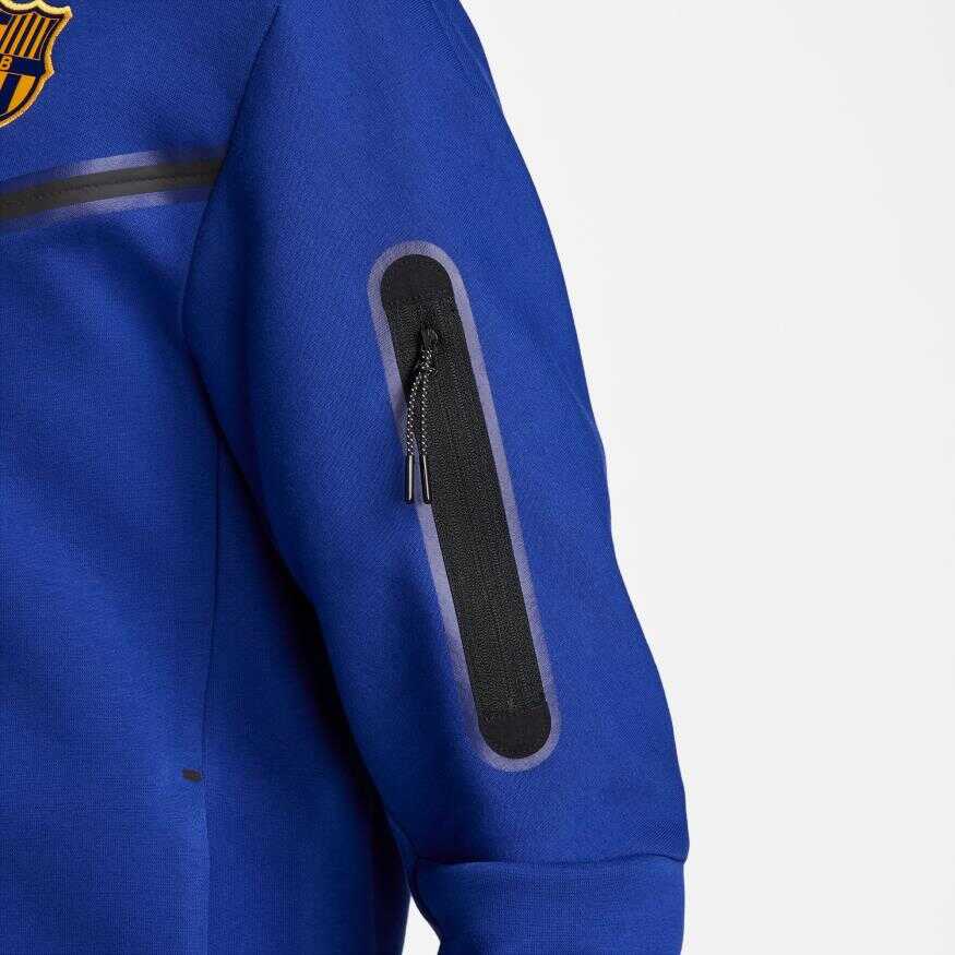 FC Barcelona NSW Tech Fleece Hoodie Fz Wr Erkek Sweatshirt