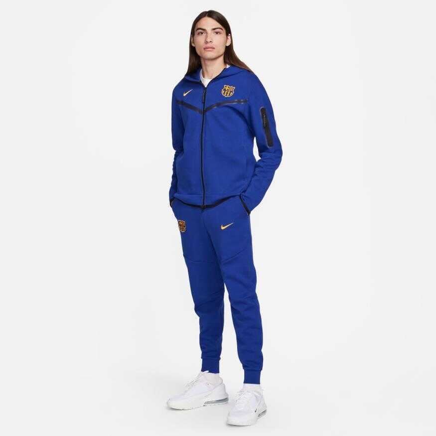 FC Barcelona NSW Tech Fleece Hoodie Fz Wr Erkek Sweatshirt