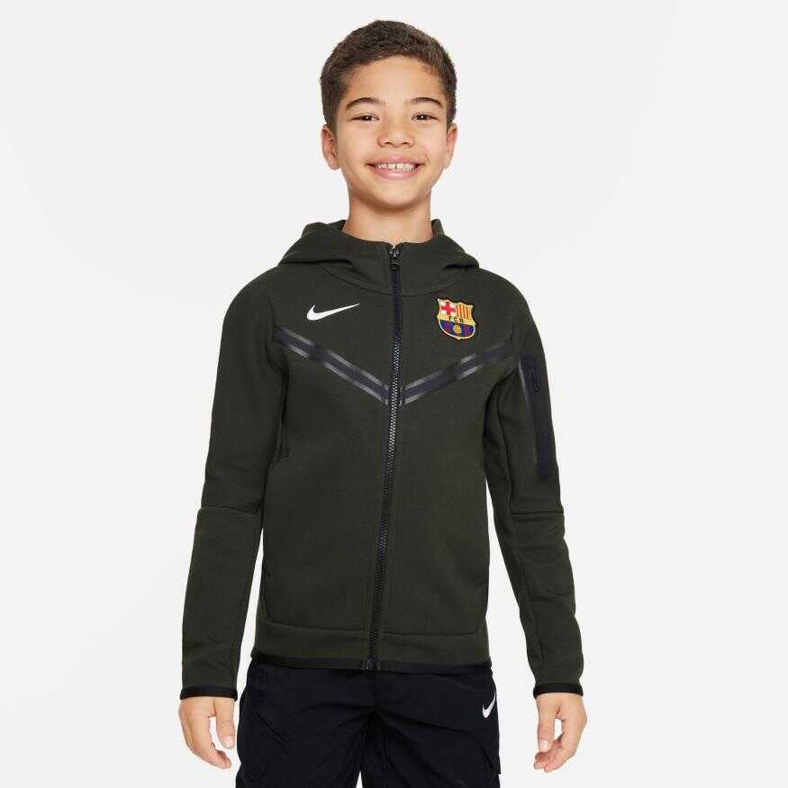 FC Barcelona Tech Fleece Çocuk Sweatshirt