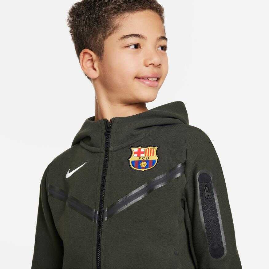 FC Barcelona Tech Fleece Çocuk Sweatshirt