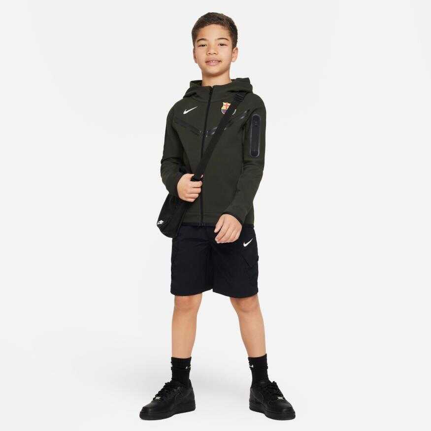 FC Barcelona Tech Fleece Çocuk Sweatshirt