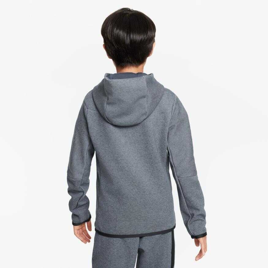 FC Barcelona Tech Fleece Full-Zip Çocuk Sweatshirt