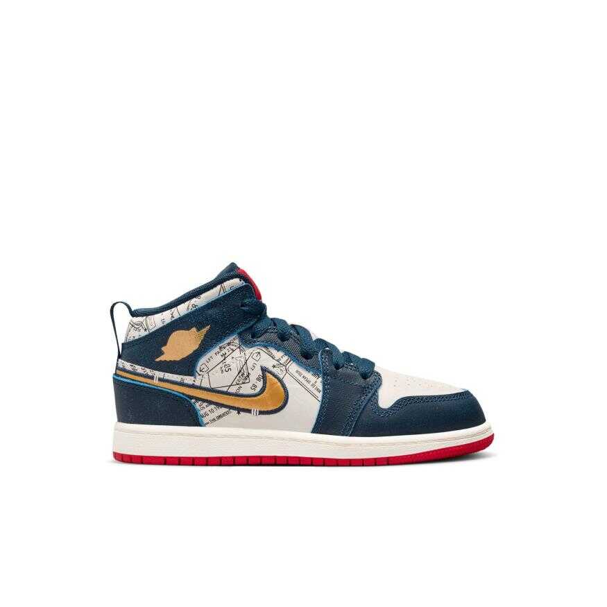 Jordan 1 Mid SE Ps Çocuk Basketbol Ayakkabısı