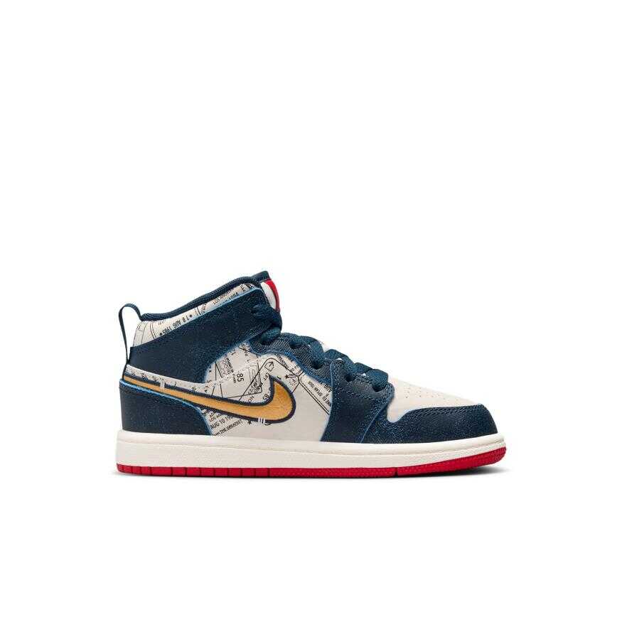Jordan 1 Mid SE Ps Çocuk Basketbol Ayakkabısı