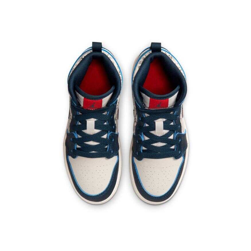Jordan 1 Mid SE Ps Çocuk Basketbol Ayakkabısı