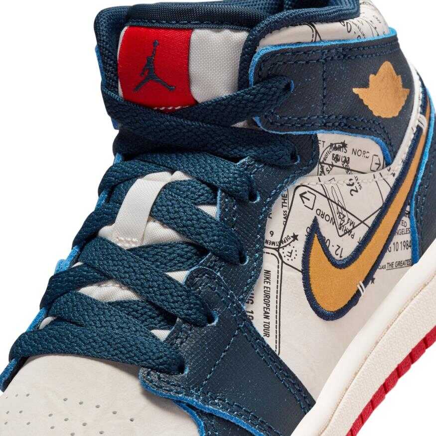 Jordan 1 Mid SE Ps Çocuk Basketbol Ayakkabısı