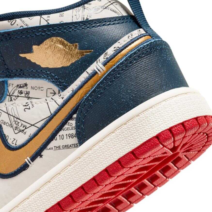 Jordan 1 Mid SE Ps Çocuk Basketbol Ayakkabısı