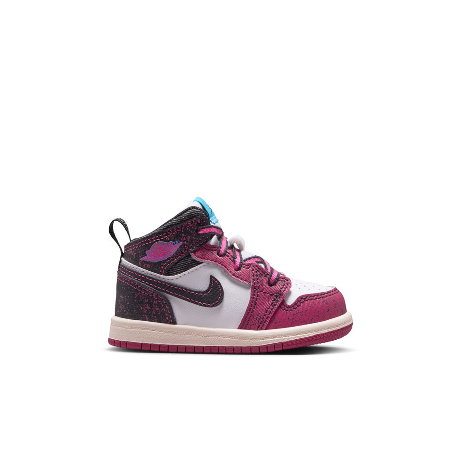 Jordan 1 Mid Se Td Çocuk Pembe Basketbol Ayakkabısı