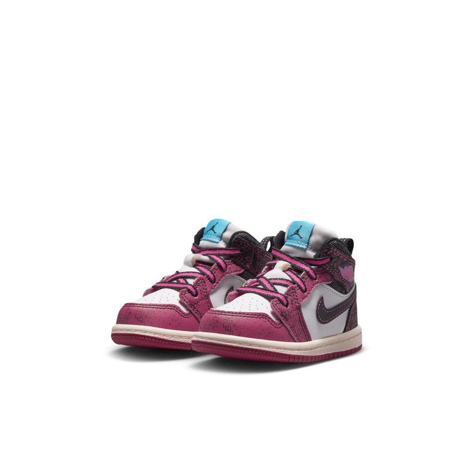Jordan 1 Mid Se Td Çocuk Pembe Basketbol Ayakkabısı